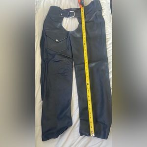 Women’s custom leather chaps